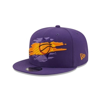 Sapca New Era Phoenix Suns NBA Logo Tear 9FIFTY Snapback - Violet